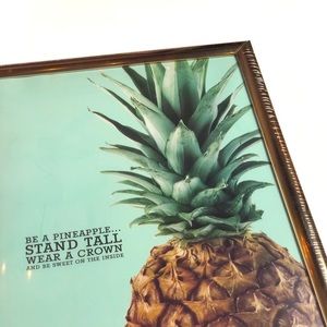 Pineapple Wall Art Framed Print